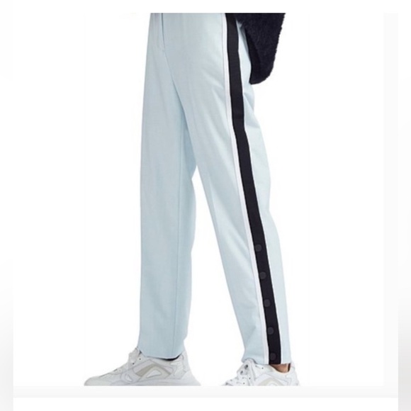 MAJE PARIS PAYOLI PANTS LIGHT BLUE
BLACK STRIPE MENS SIZE 3 - Picture 3 of 17